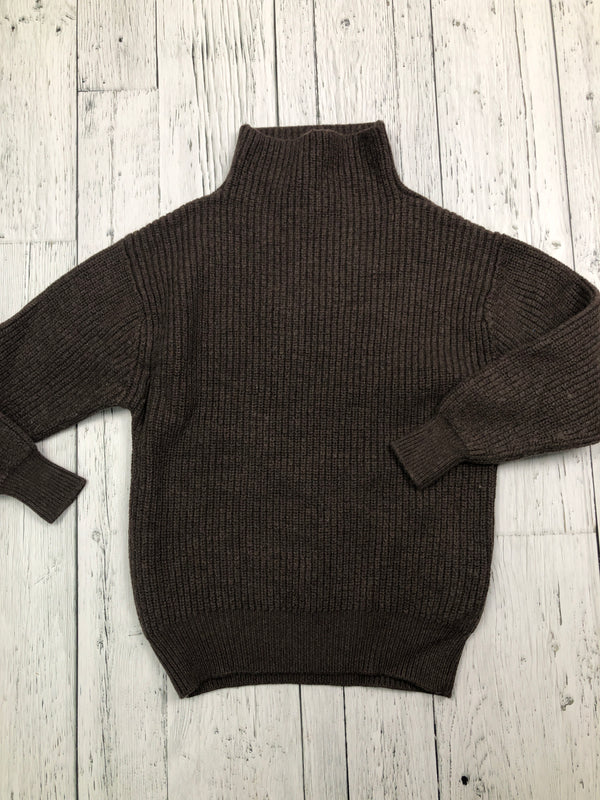 Wilfred Aritzia brown knit sweater - Hers M