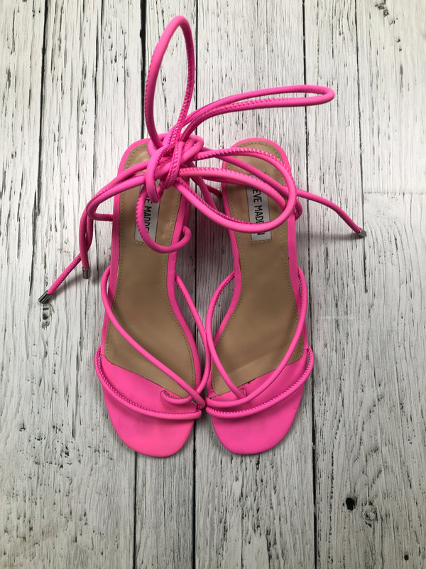 Steve Madden pink tie up heels - Hers 8.5