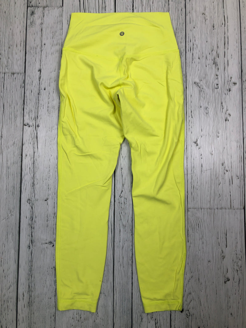 lululemon yellow leggings - Hers S/6