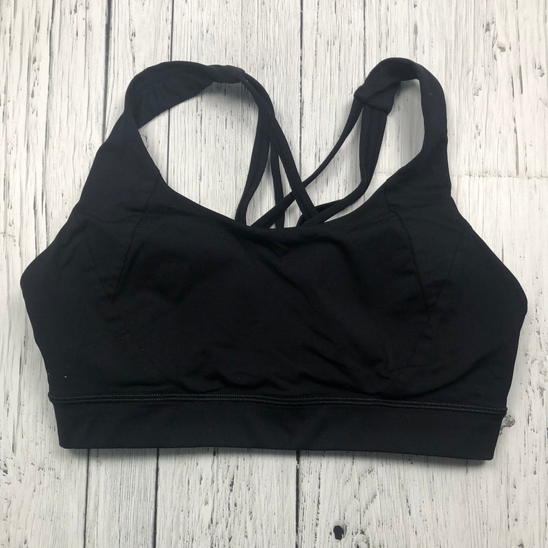 lululemon black sports bra - Hers M/8