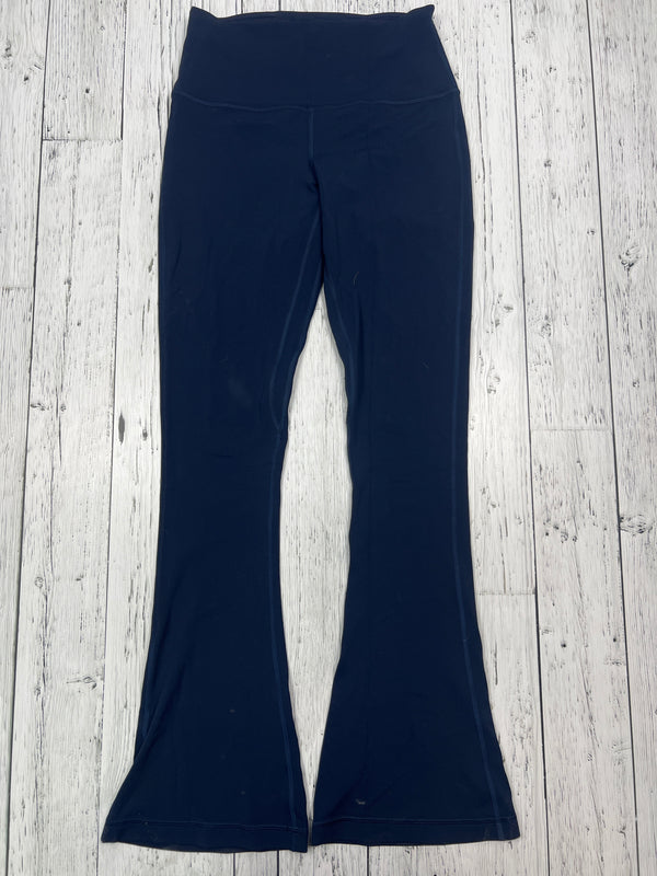 lululemon navy blue flared leggings - Hers M/8