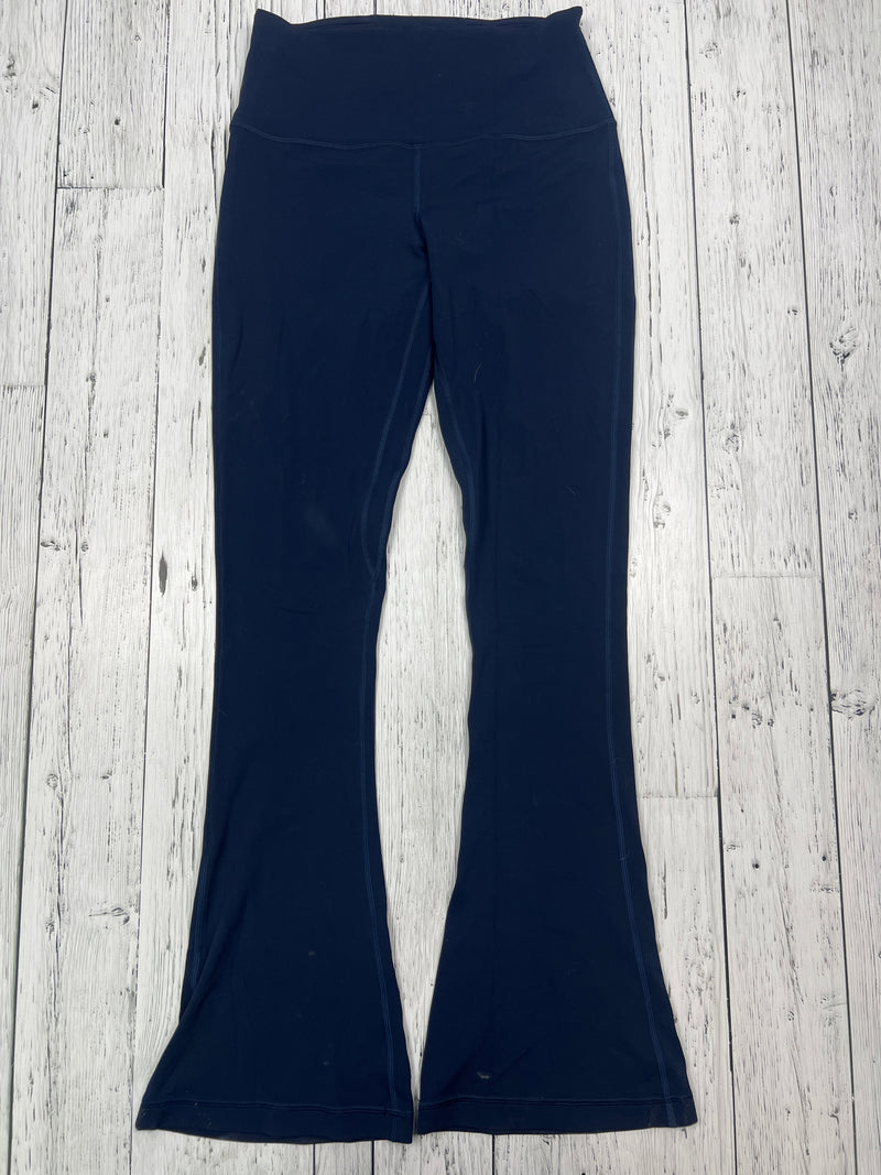 lululemon navy blue flared leggings - Hers M/8