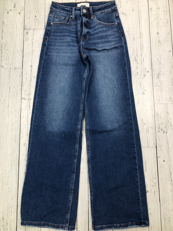 Risen wide leg blue jeans - Hers XS/25