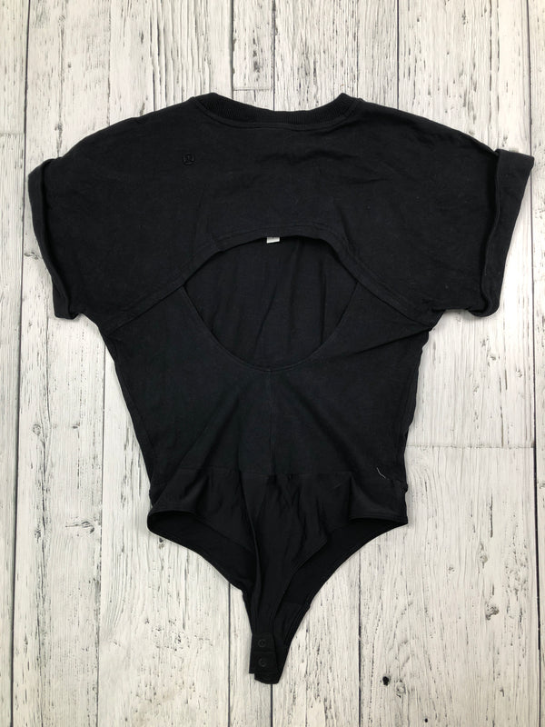 lululemon black bodysuit - Hers S