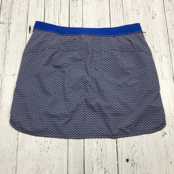 Ralph Lauren blue white patterned golf skirt - Hers S