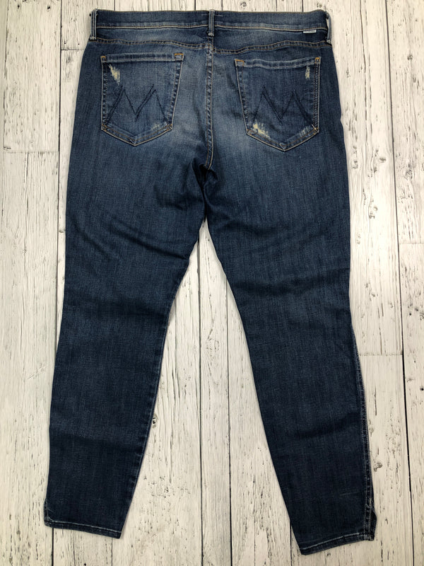 Mother blue distressed jeans - Hers L/32