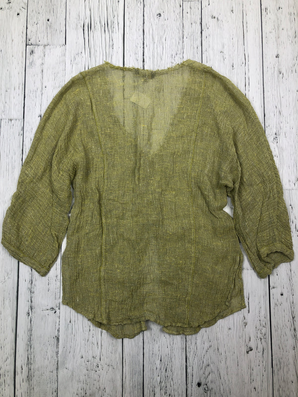 Massimo Dutti green shirt - Hers XS