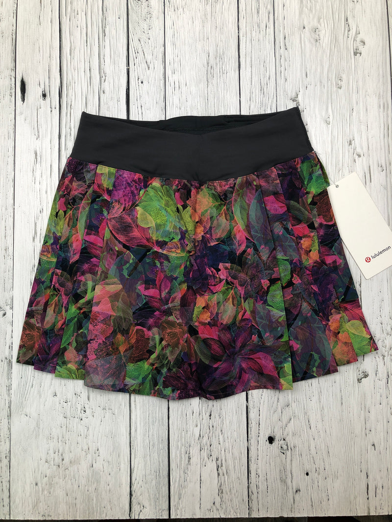 lululemon green purple patterned skirt - Hers XS/2