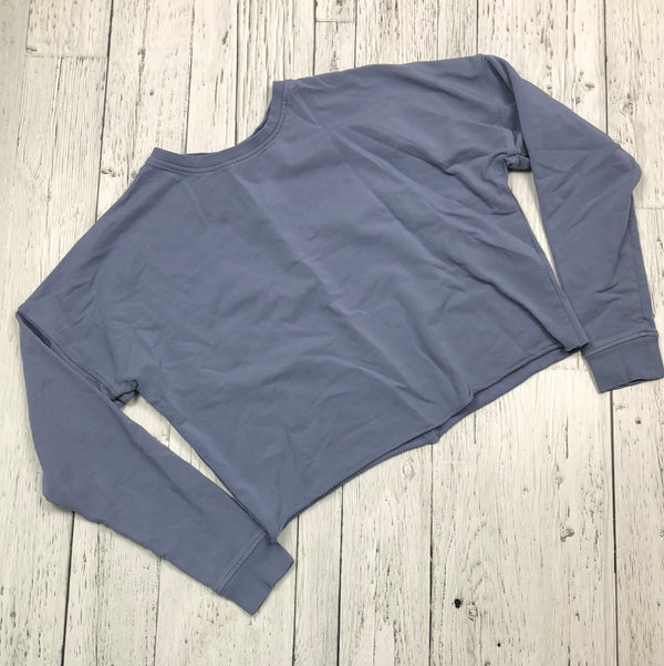 Knix blue cropped shirt - Hers S