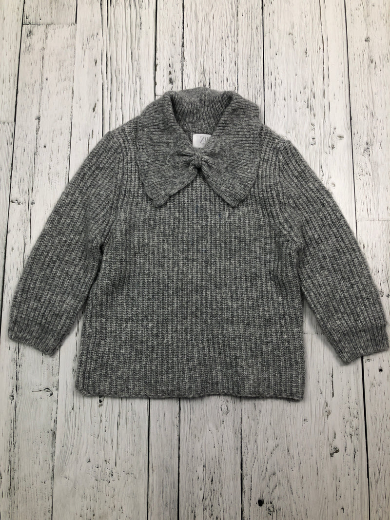 Zara grey knitted sweater - Girls 6-7