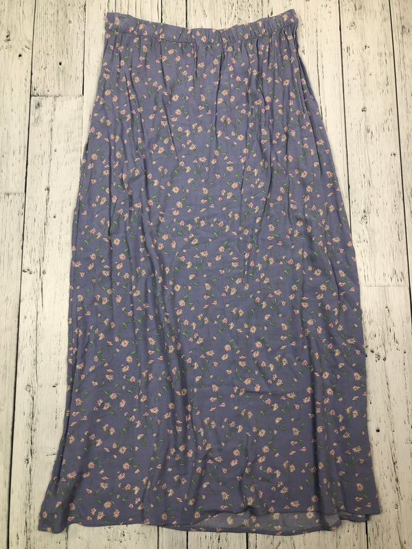 American Eagle blue floral skirt - Hers L