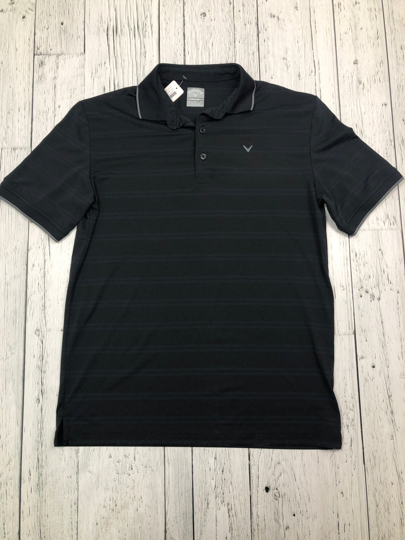 Callaway black striped golf shirt - His S