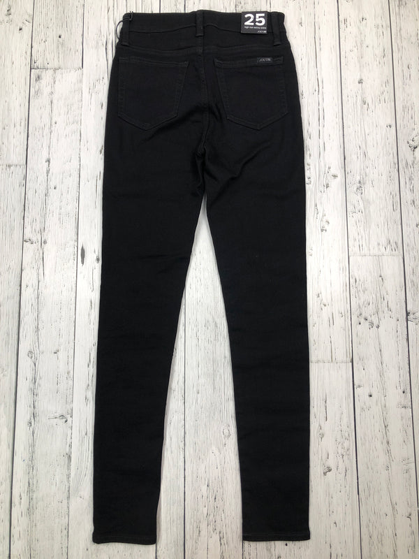 Joe’s black high rise skinny ankle jeans - Hers XS/25