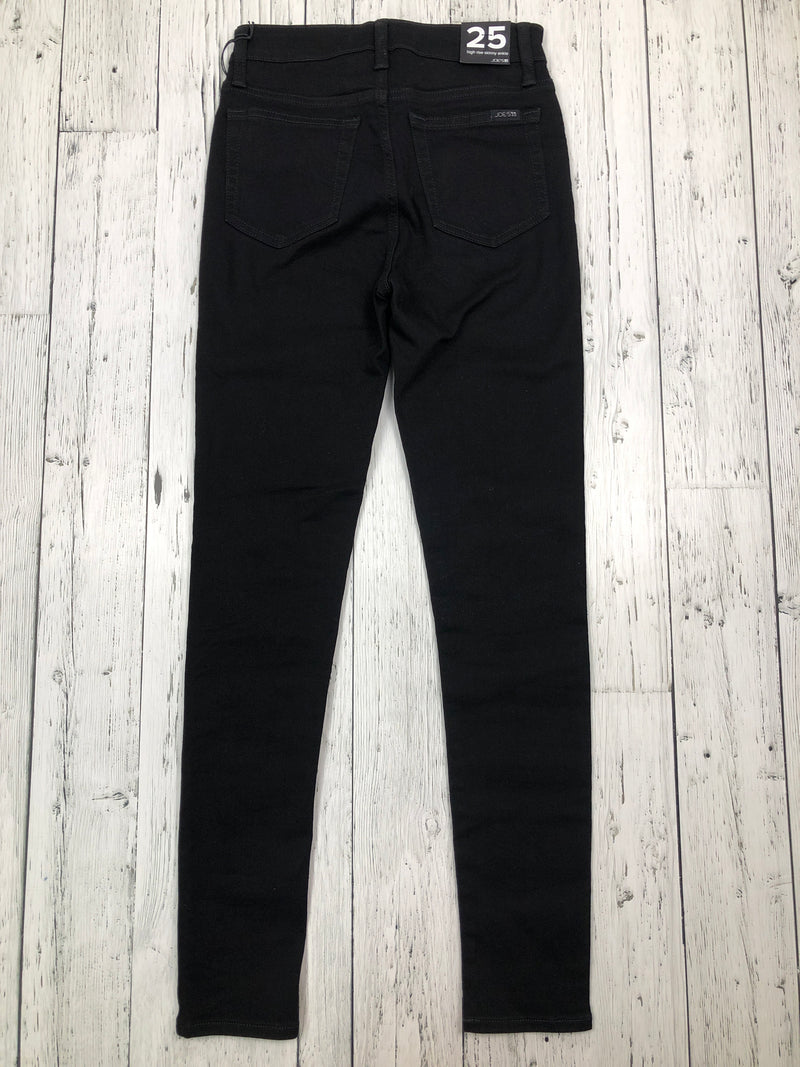 Joe’s black high rise skinny ankle jeans - Hers XS/25