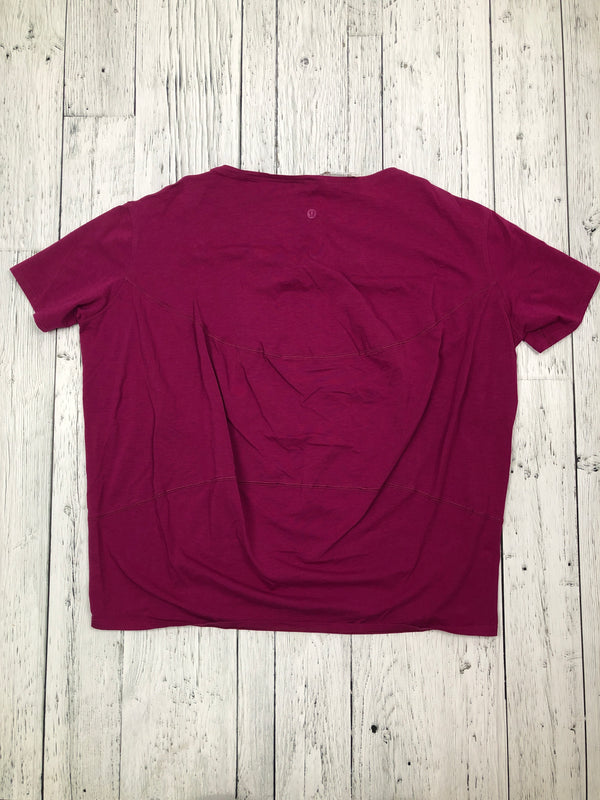lululemon purple shirt - Hers M/8