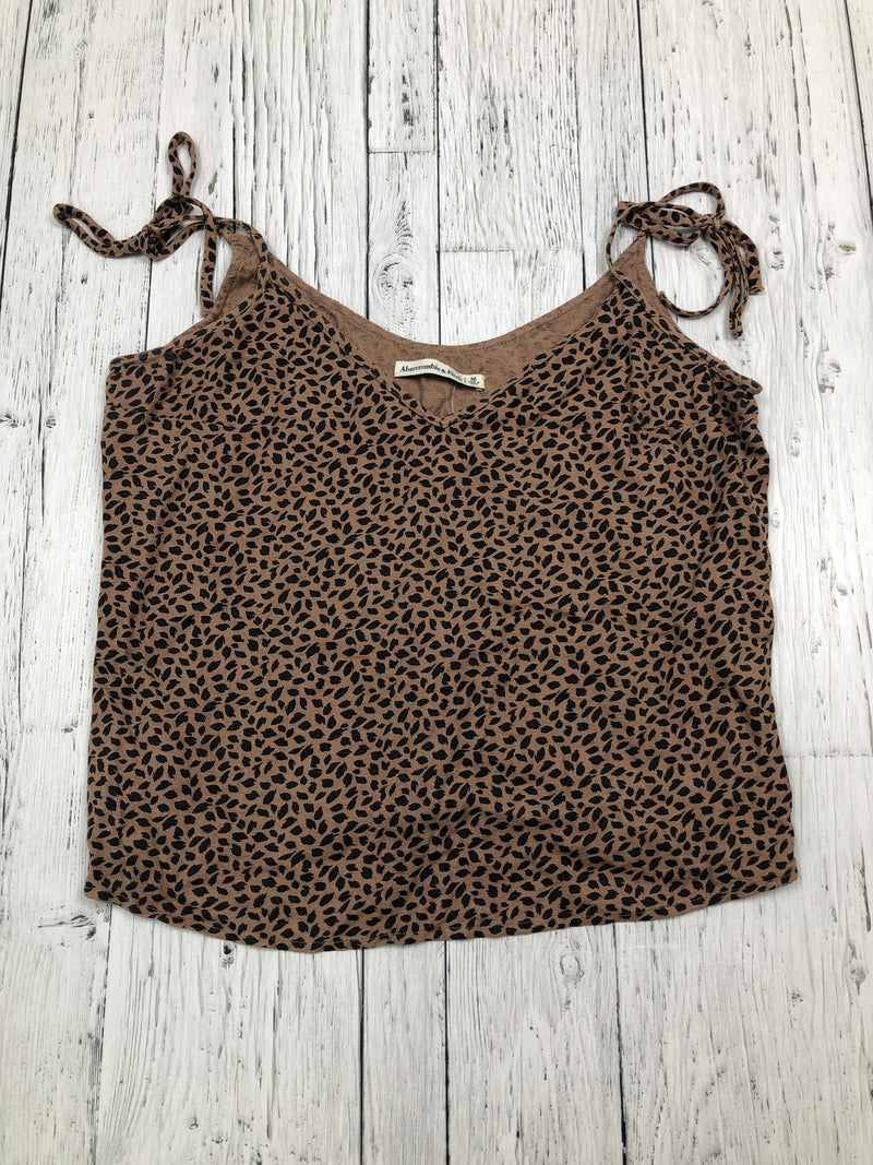 Abercrombie&Fitch brown patterned tank top - Hers M