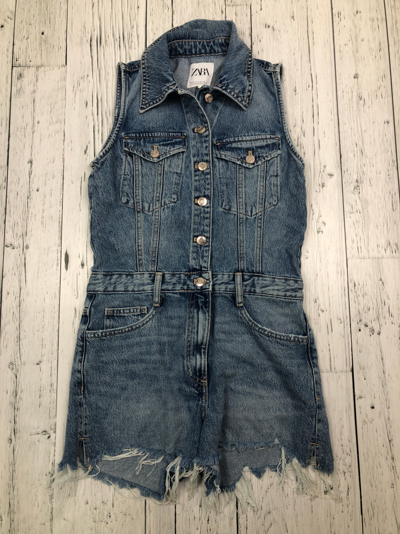 Zara blue denim romper - Hers S