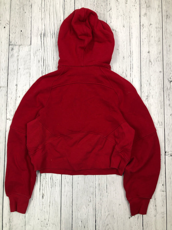 lululemon red zip up hoodie - Hers XS/S