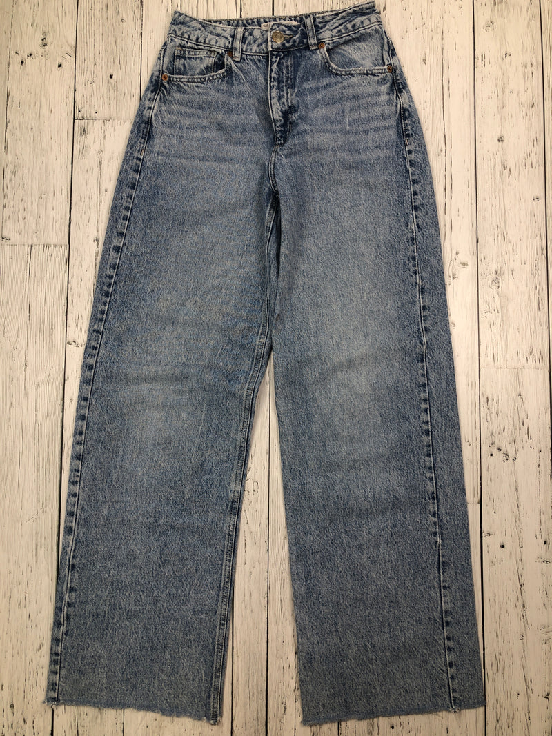 Garage street wide leg blue jeans - Hers XS/25