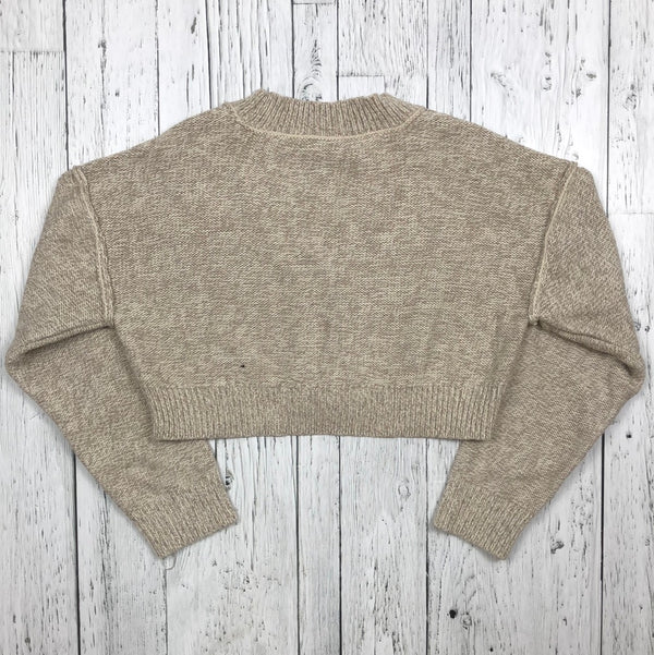 Garage beige cropped sweater - Hers S