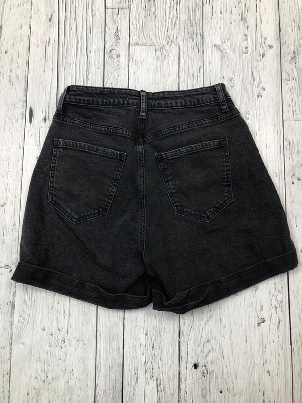 Garage black mom denim shorts  - Hers S/25