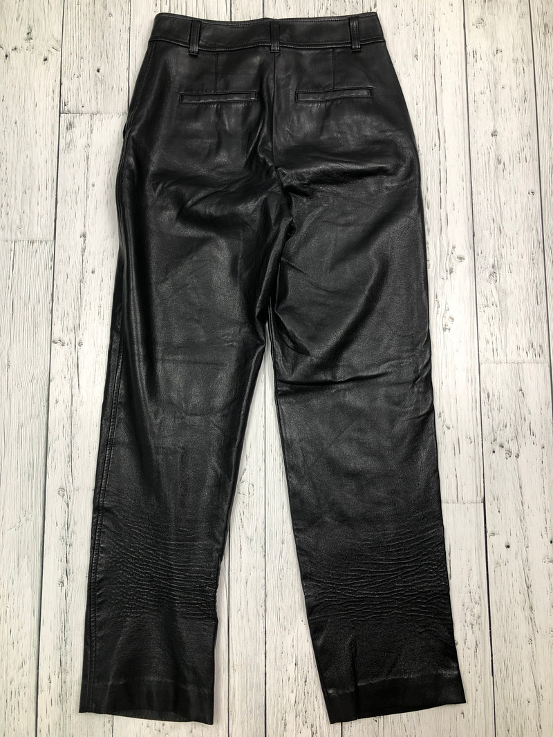 Babaton Aritzia black leather pants - Hers S/4