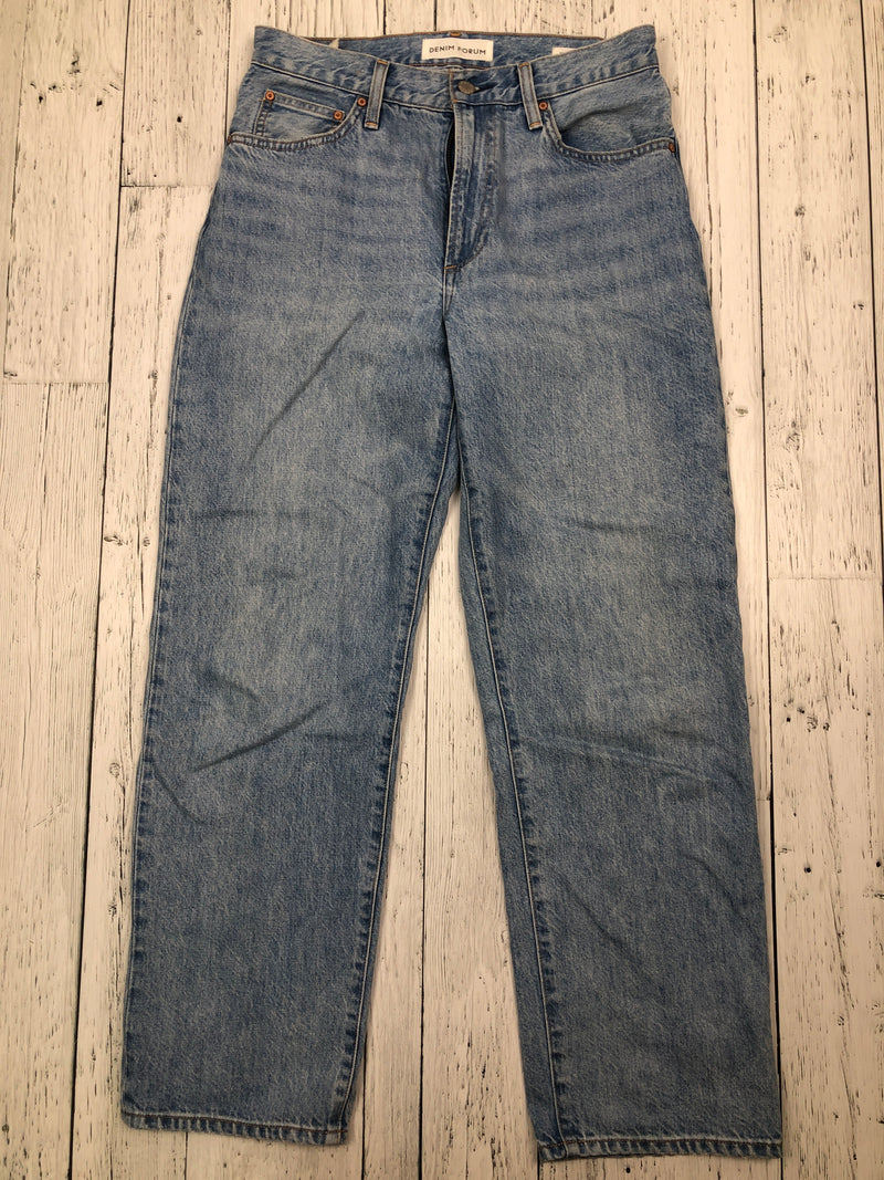 Denim Forum 90s Marlo hi rise baggy blue jeans - Hers S/28