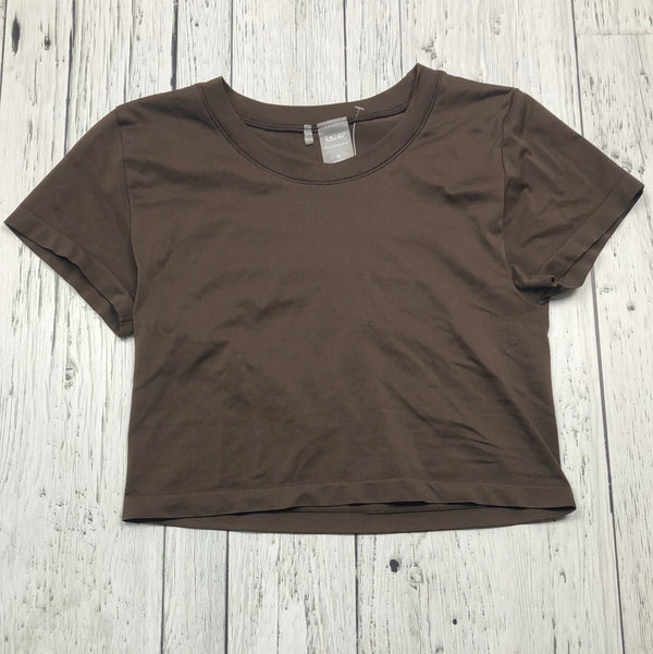 Sunday Best Aritzia brown cropped t-shirt - Hers M