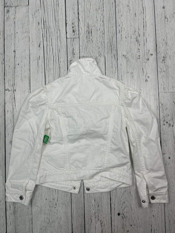 Gap white jean jacket - Girls 8/9