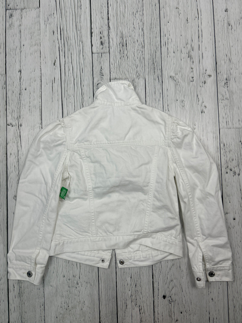 Gap white jean jacket - Girls 8/9
