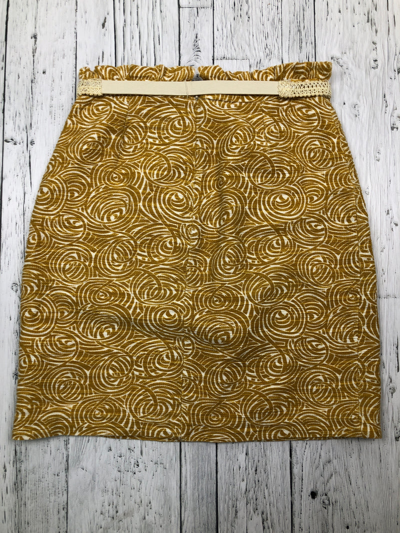 Elevenses yellow white patterned skirt - Hers S/4
