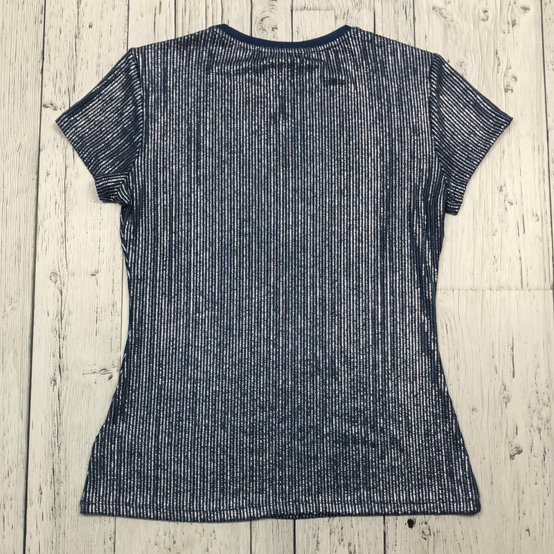 Ted baker navy silver patterned t-shirt - Hers S/1