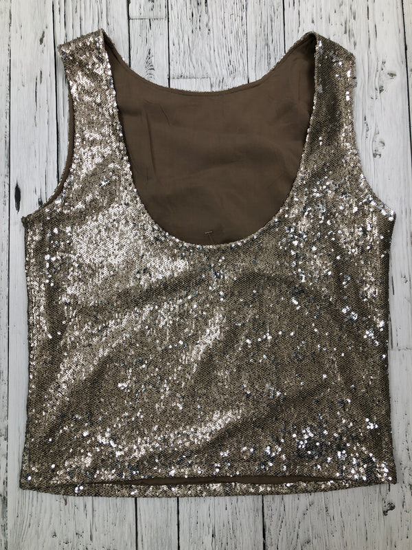Anine Bing gold sparkle tank top - Hers M