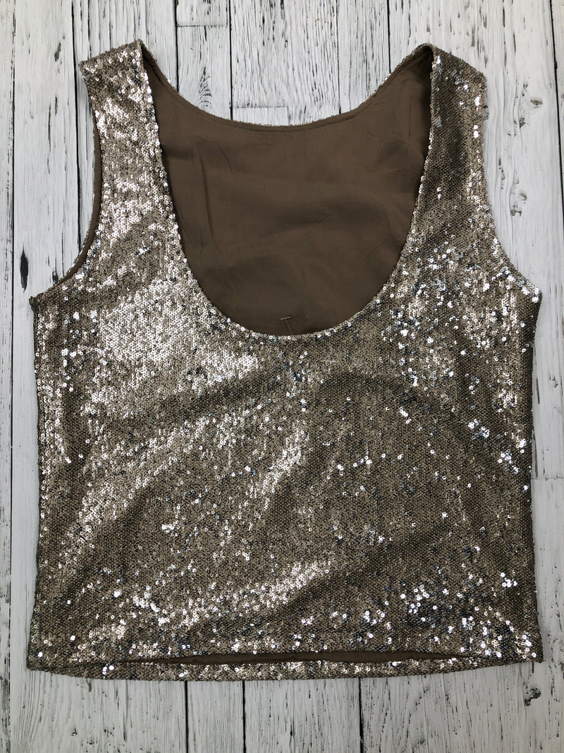 Anine Bing gold sparkle tank top - Hers M