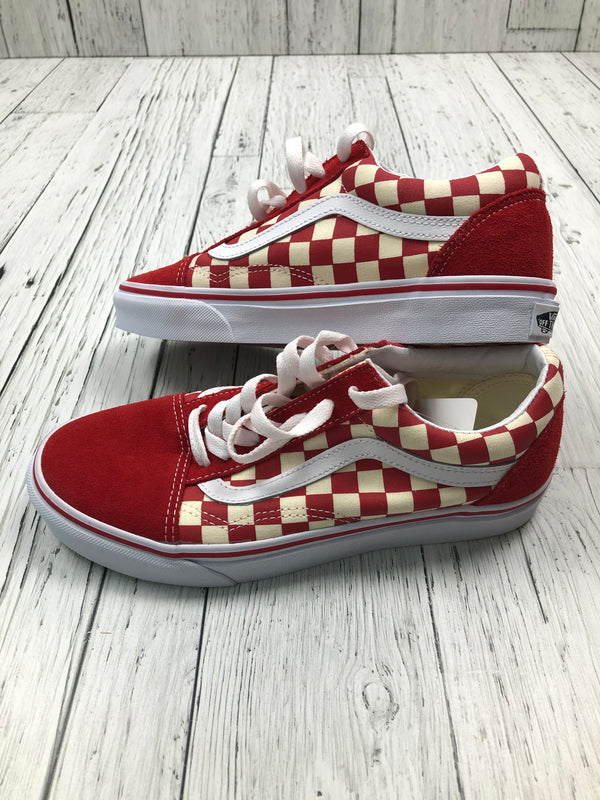 Vans checkered red and white - Hers 7.5