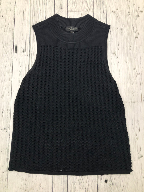 Rag&bone black patterned tank top - Hers S