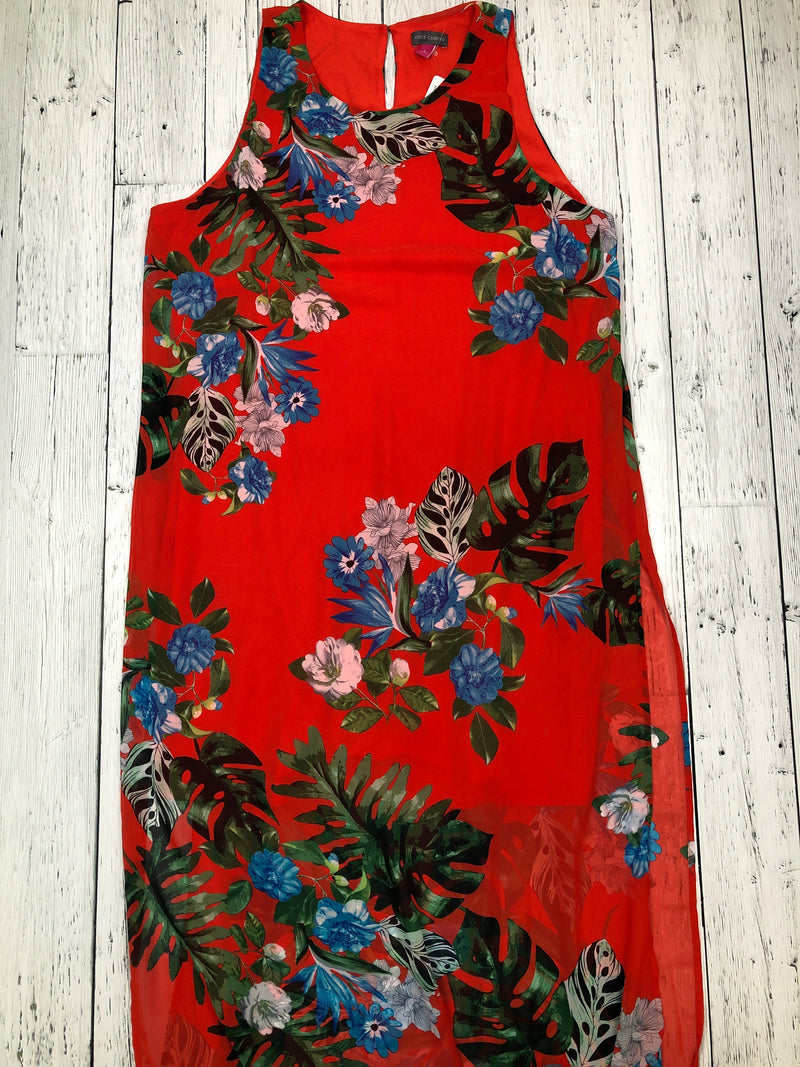 Vince Camuto red floral dress - Hers L