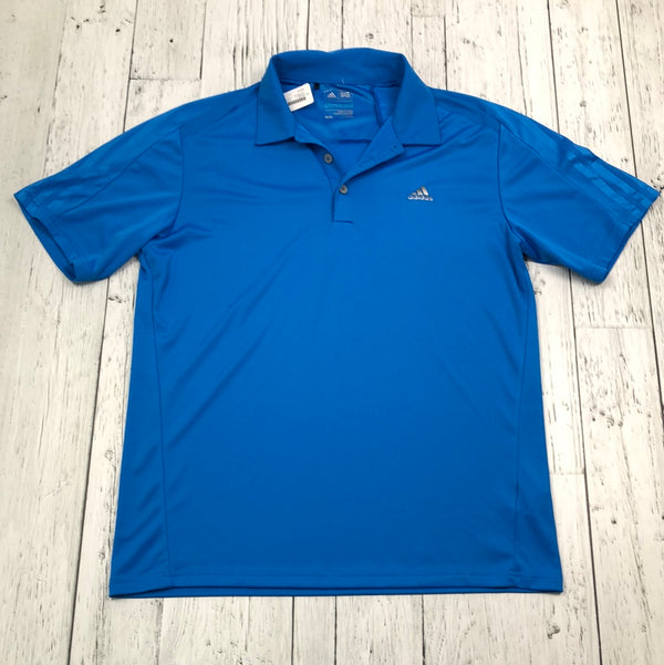 Adidas blue golf shirt - His M
