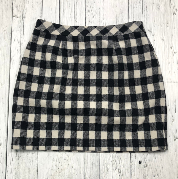 Club Monaco black white plaid skirt - Hers S/4