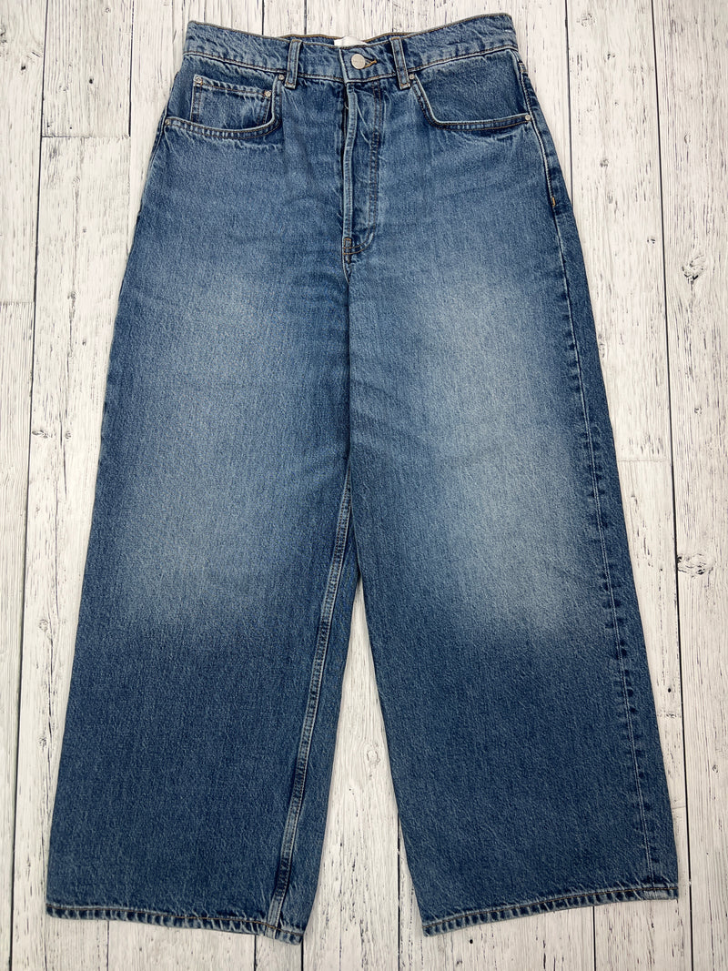 Anine Bing wide leg blue jeans - Hers M/30