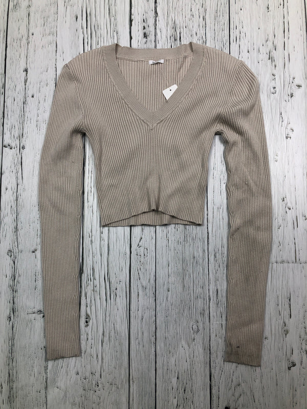 Garage beige long sleeve shirt - Hers S