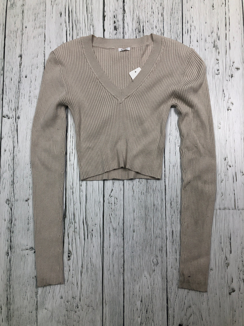 Garage beige long sleeve shirt - Hers S