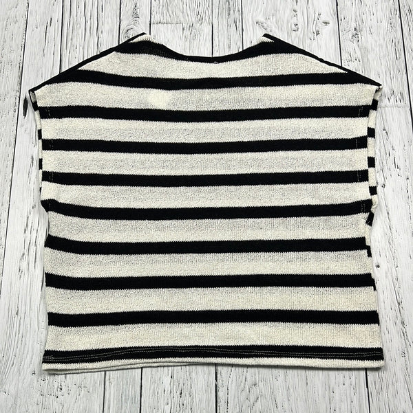 Zara black white striped shirt - Hers S
