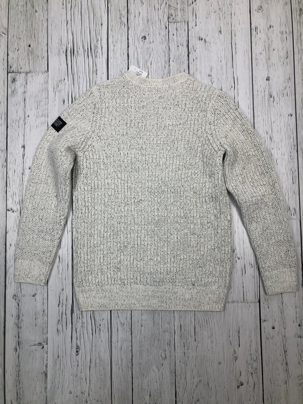 F&F white knitted sweater - Boys 8-9