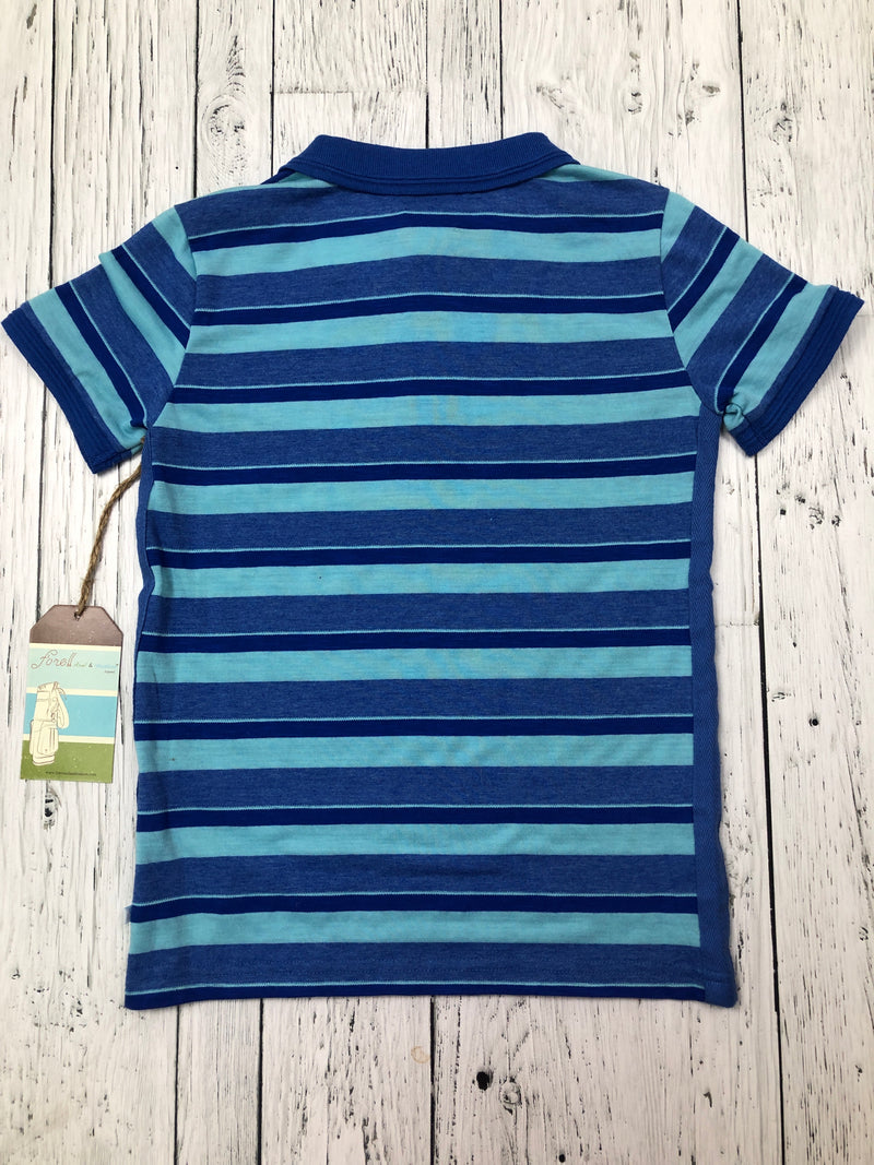 Fore!! blue striped collared shirt - Boys 7