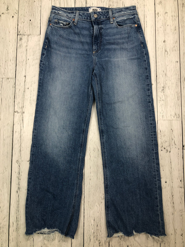 Paige blue wide leg Leenah ankle  jeans - Hers M/29