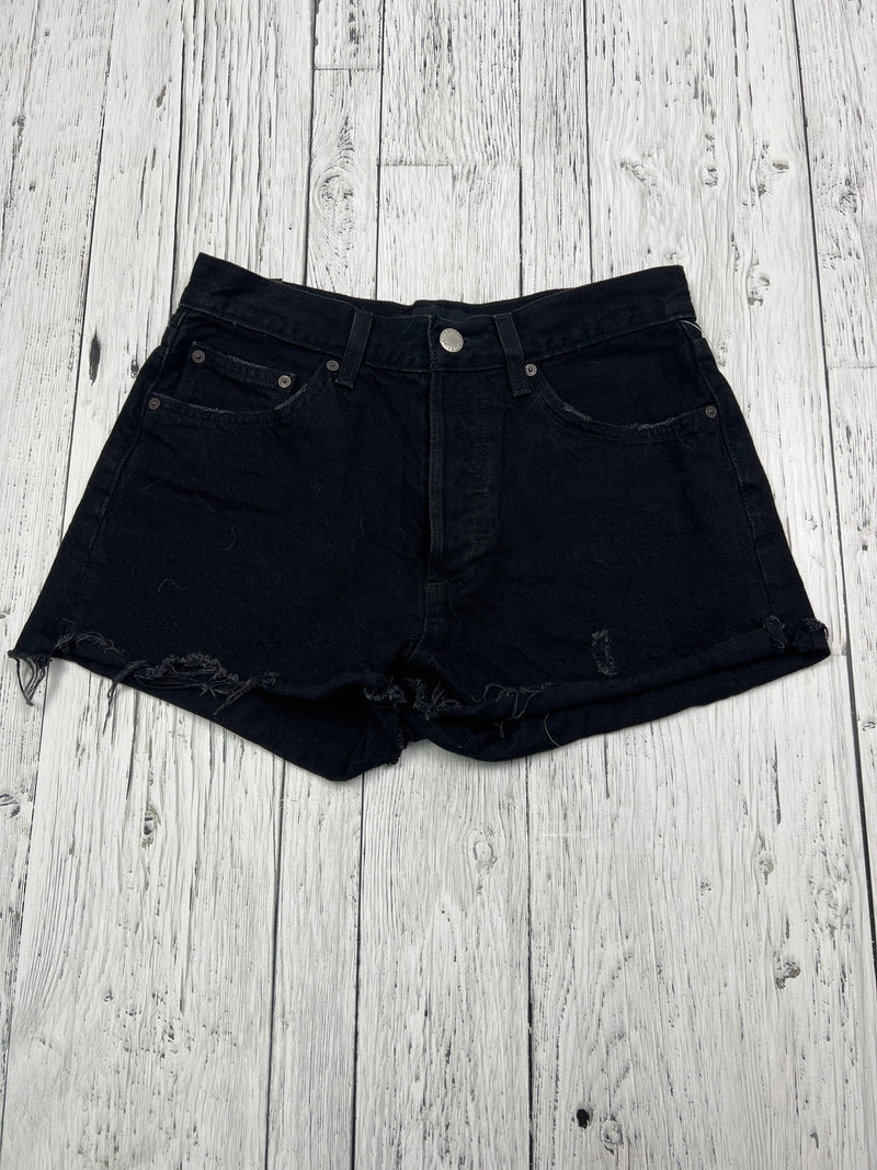 Denim Forum black denim shorts - Hers XS/26