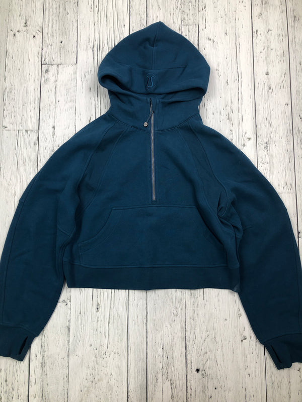 lululemon blue cropped hoodie - Hers XS/S