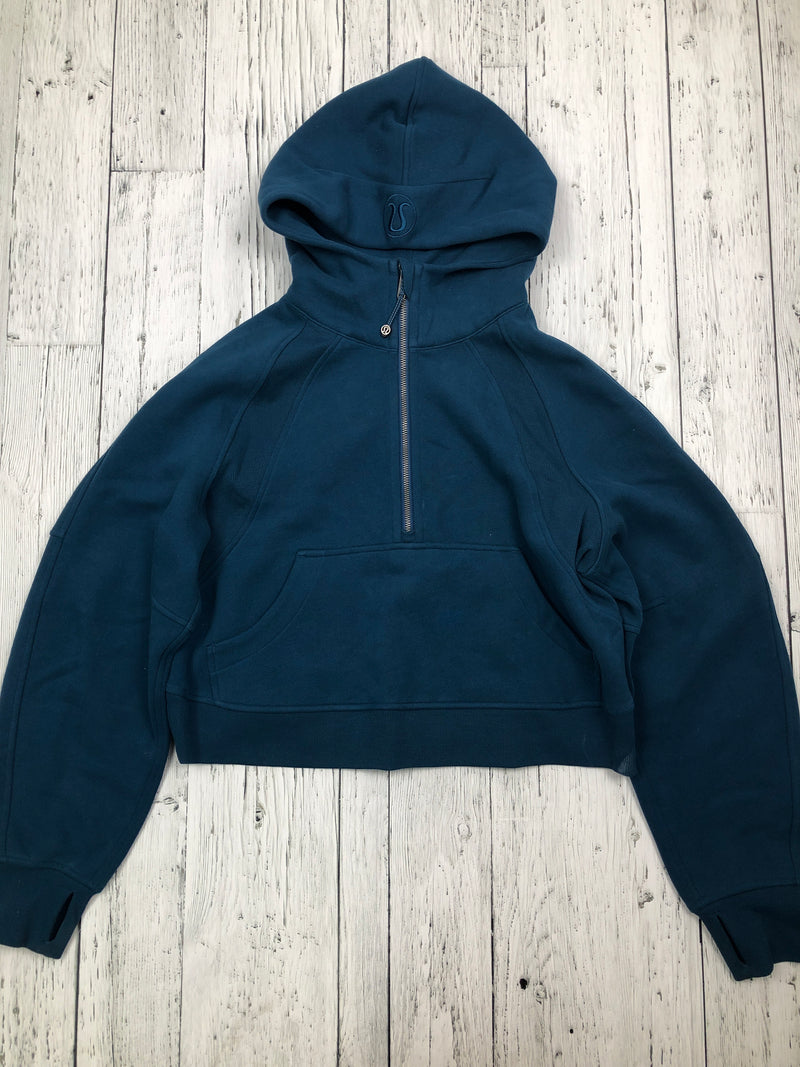lululemon blue cropped hoodie - Hers XS/S