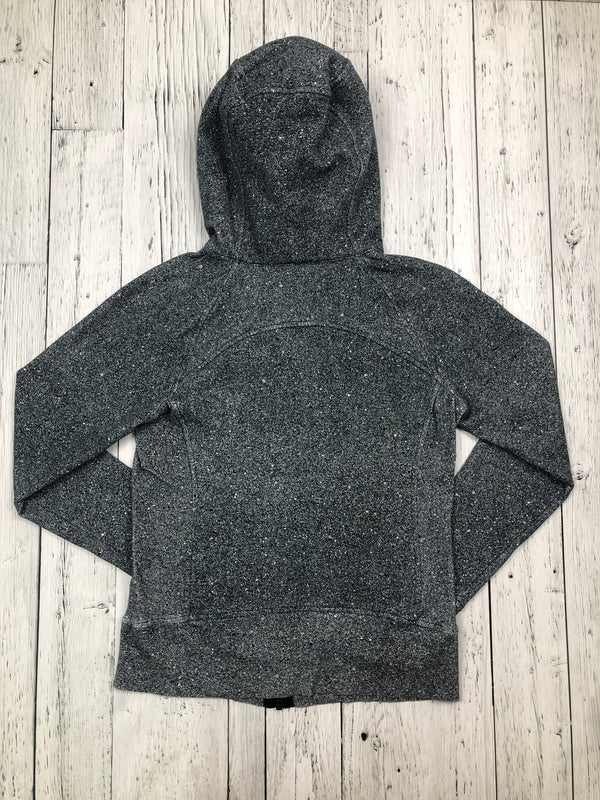 lululemon Grey Pattern Zip Up Hoodie - Hers 8